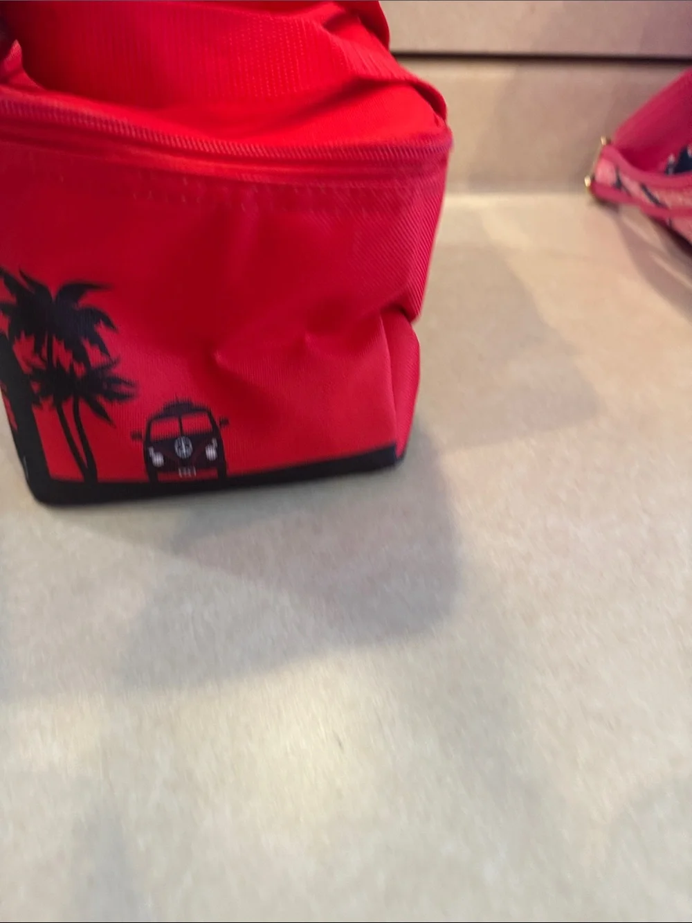 Trader Joe's Red Mini Insulated Lunch Bag